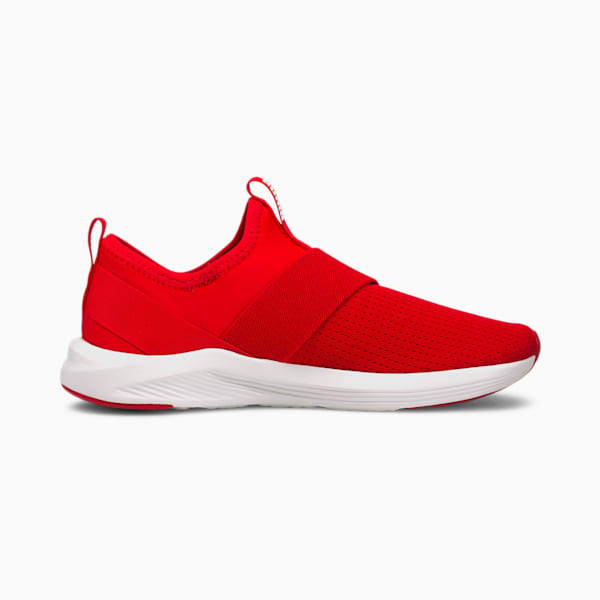 Zapatos de entrenamiento sin agujetas Prowl para mujer, High Risk Red-Puma White, extralarge